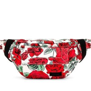 NWOT Ganni Floral Fanny Pack in Brazilian Sand